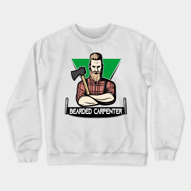 Bearded Carpenter Crewneck Sweatshirt by care store